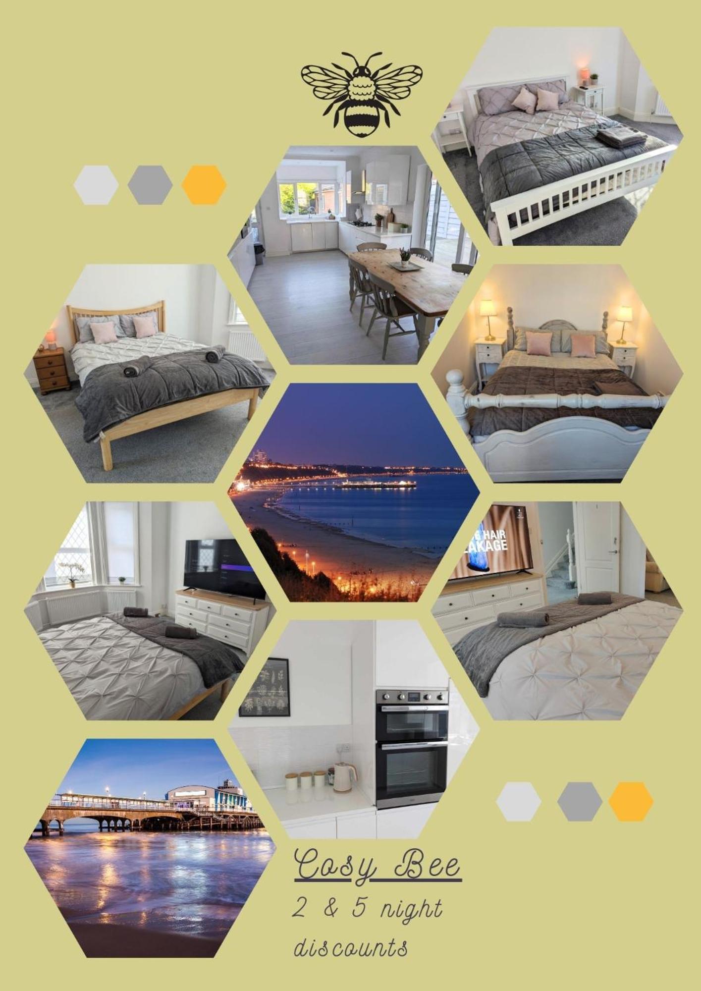 Cosy Bee And Apartment Bournemouth Buitenkant foto